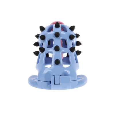 Studly Blue Sissy Chastity Cage with Plug by Fetish Pleasure Play