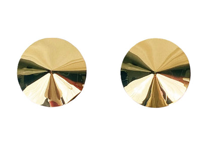 Round Metal Cone Pasties, Gold