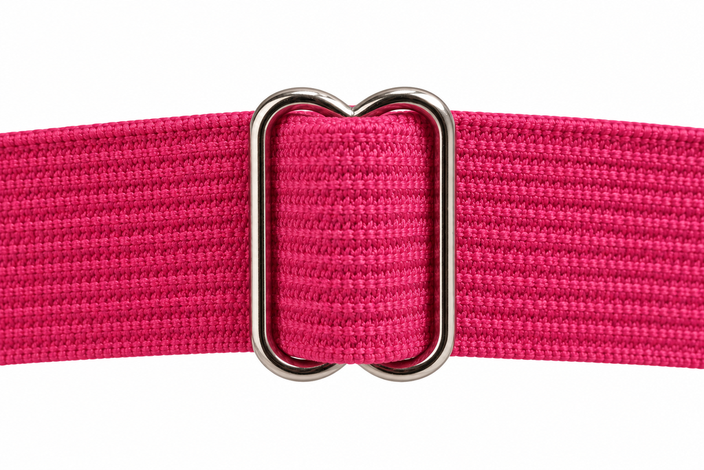 Spiked Heart Garter with Stocking Clips, Hot Pink & Silver, 2-Pack