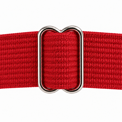 Spiked Heart Garter with Stocking Clips, Red & Silver, 2-Pack