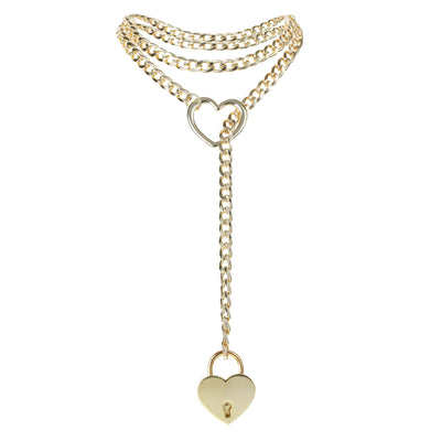 Gold Heart Lock 24