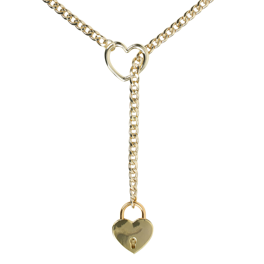 Gold Heart Lock 24