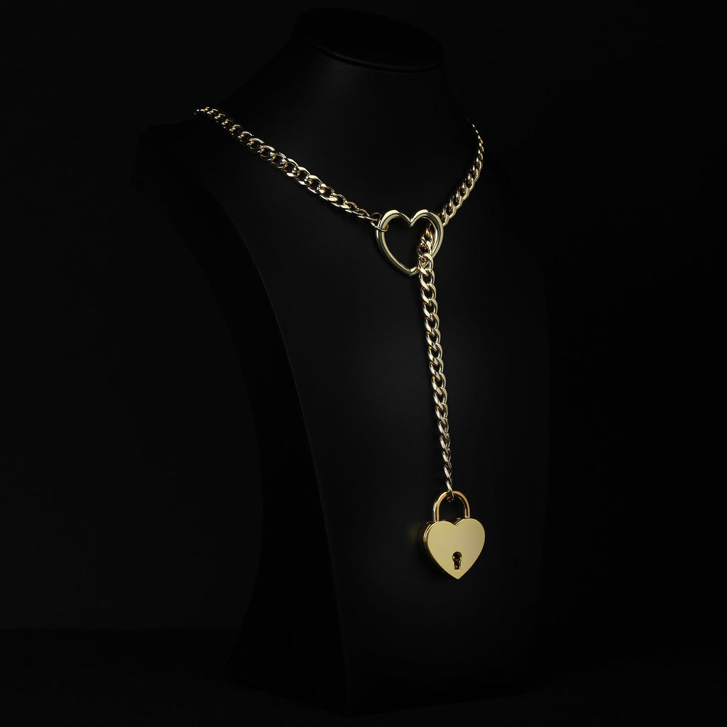 Gold Heart Lock 24