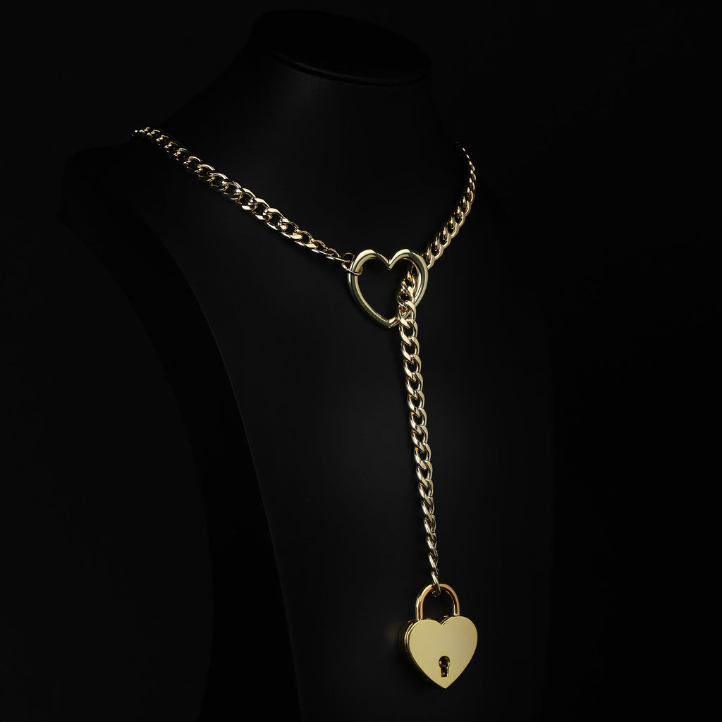Gold Heart Lock 24