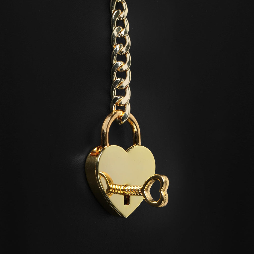 Gold Heart Lock 24