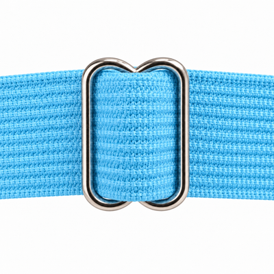 Spiked Heart Garter with Stocking Clips, Blue & Silver, 2-Pack