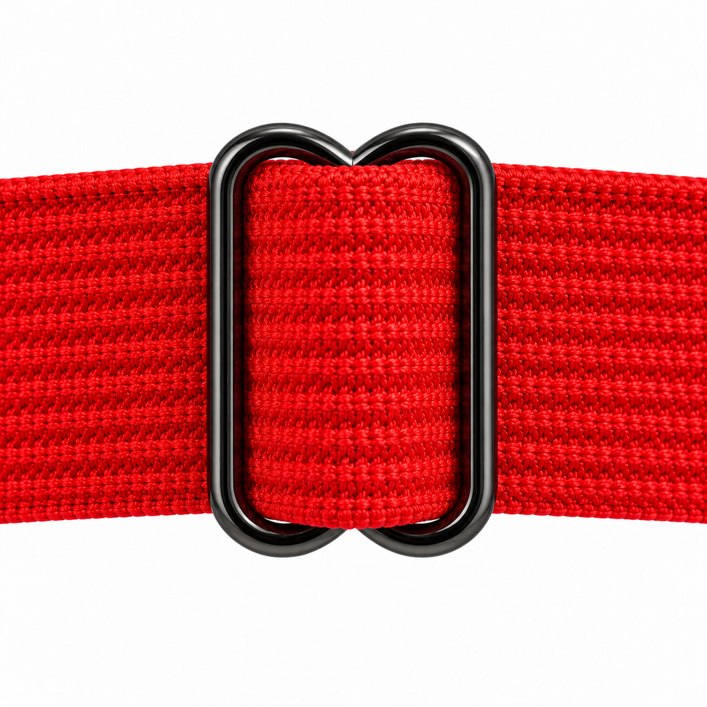 Thigh Garter with Draped Chains, Red & Black, 2-Pack