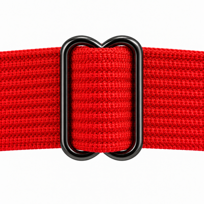 Thigh Garter with Draped Chains, Red & Black, 2-Pack
