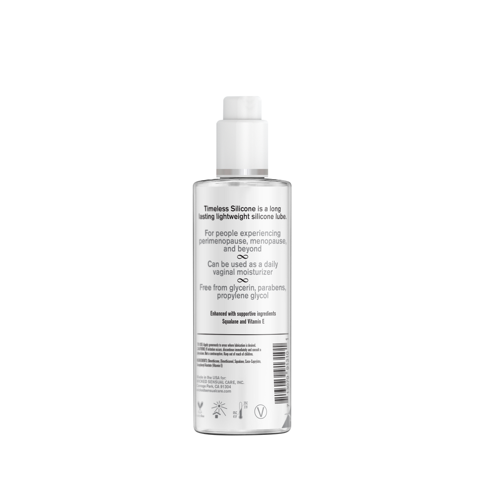 Simply Timeless Silicone Lube By Wicked Sensual Care, 4oz