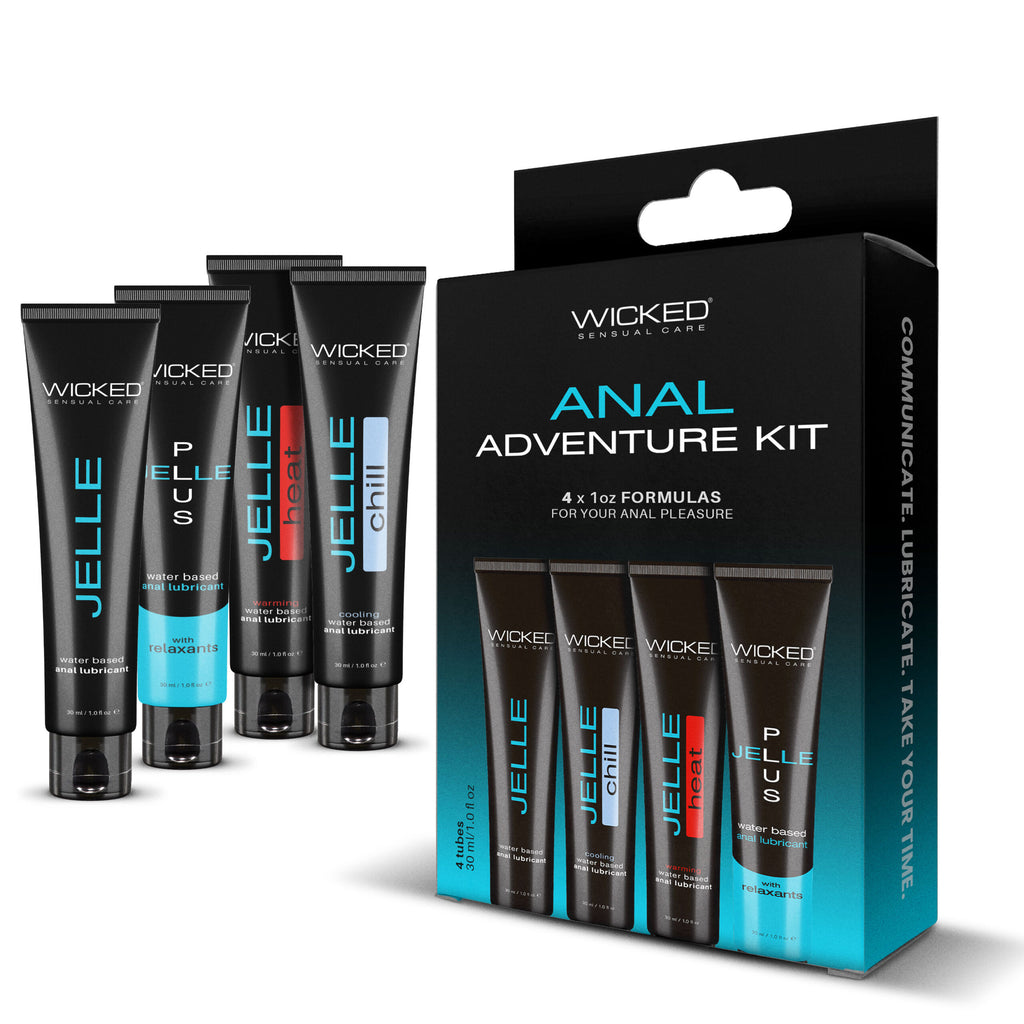 Wicked Anal Adventure Lube Kit