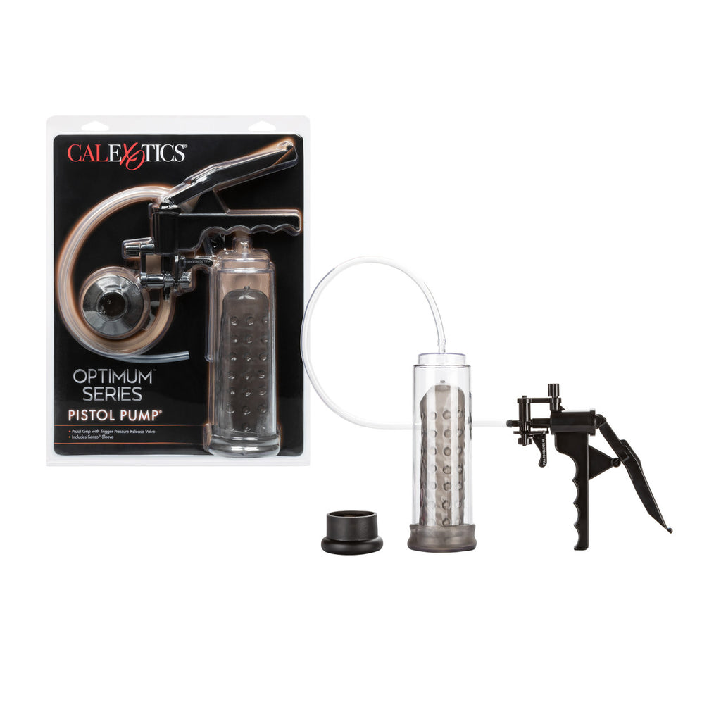 Optimum Series Pistol Penis Pump in Clear