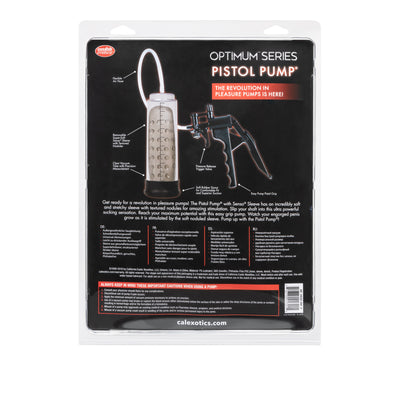 Optimum Series Pistol Penis Pump in Clear