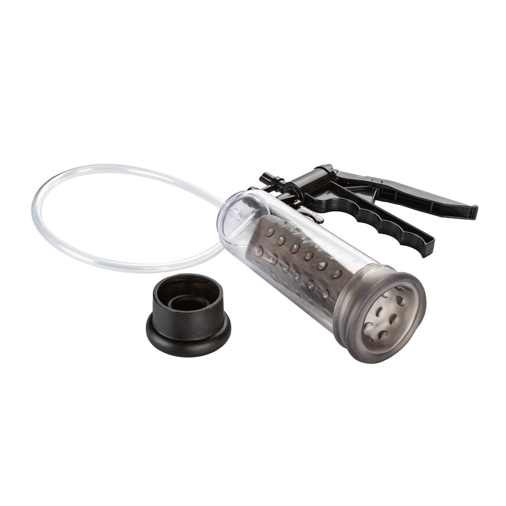 Optimum Series Pistol Penis Pump in Clear