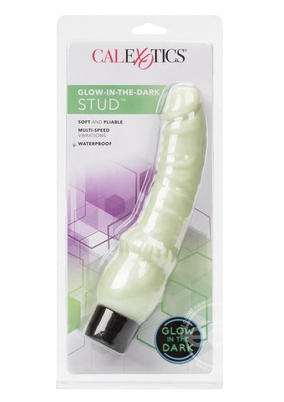 Waterproof Glow-In-The-Dark Stud Vibrator in Mint