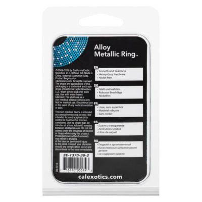 Extra Large Seamless Aluminum Alloy Cock Ring