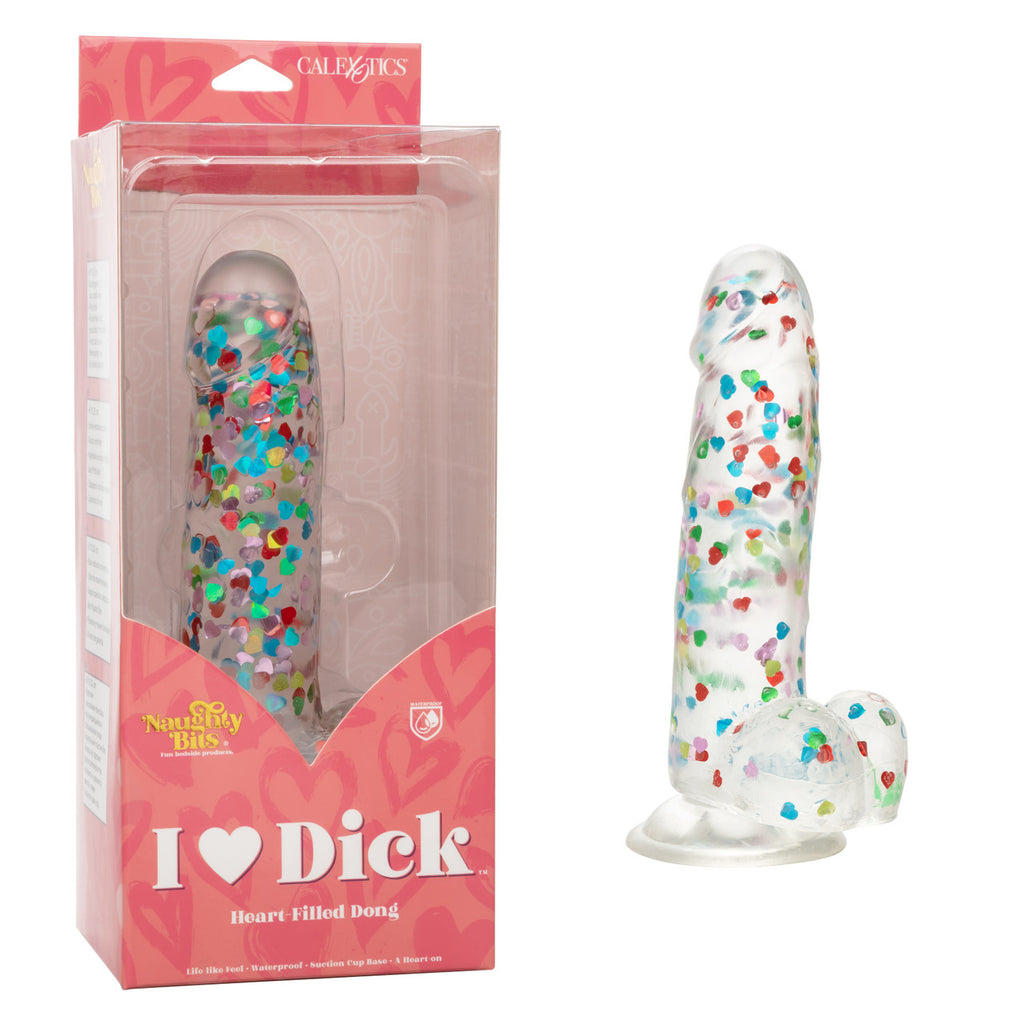 I Love Dick Confetti Hearts Dong