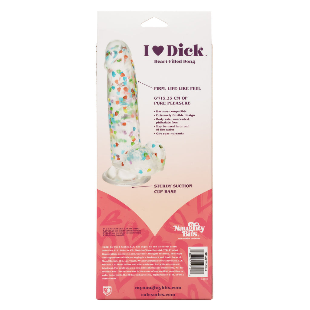 I Love Dick Confetti Hearts Dong