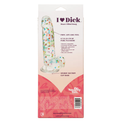 I Love Dick Confetti Hearts Dong