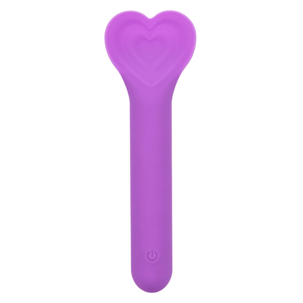 Bliss Liquid Silicone Lover Fluttering Vibrator in Purple