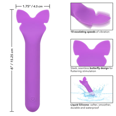 Bliss Liquid Silicone Flutter Vibrator in Purple