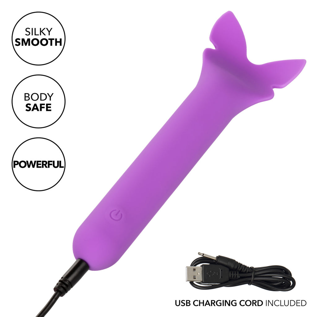 Bliss Liquid Silicone Flutter Vibrator in Purple