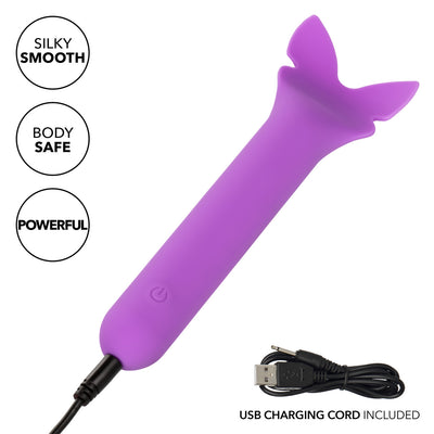 Bliss Liquid Silicone Flutter Vibrator in Purple