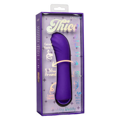 Thicc Chubby Buddy Purple Dual Motor Massager Vibrator