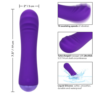 Thicc Chubby Buddy Purple Dual Motor Massager Vibrator