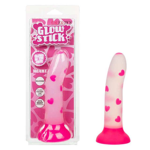 Glowstick Glow-in-the-Dark Hearts Dildo