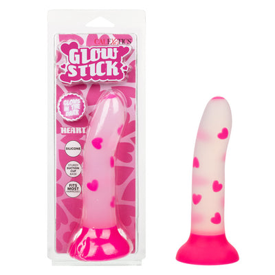 Glowstick Glow-in-the-Dark Hearts Dildo