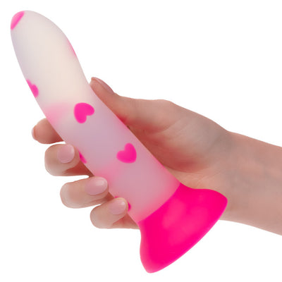 Glowstick Glow-in-the-Dark Hearts Dildo