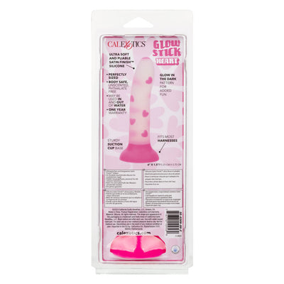 Glowstick Glow-in-the-Dark Hearts Dildo