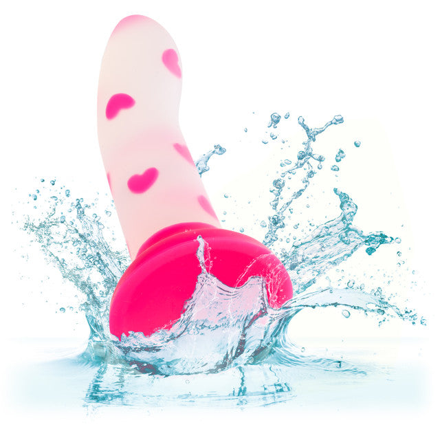 Glowstick Glow-in-the-Dark Hearts Dildo