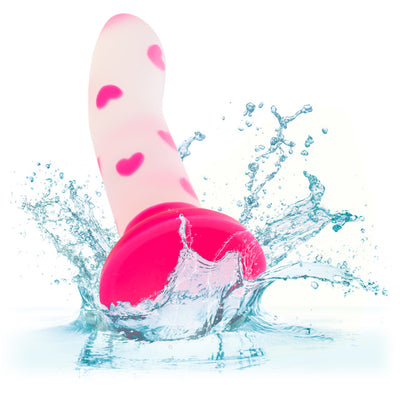 Glowstick Glow-in-the-Dark Hearts Dildo