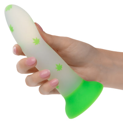 Glowstick Glow-in-the-Dark Pot Leaf Dildo