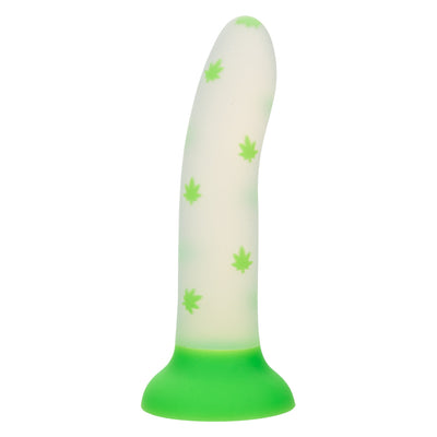 Glowstick Glow-in-the-Dark Pot Leaf Dildo