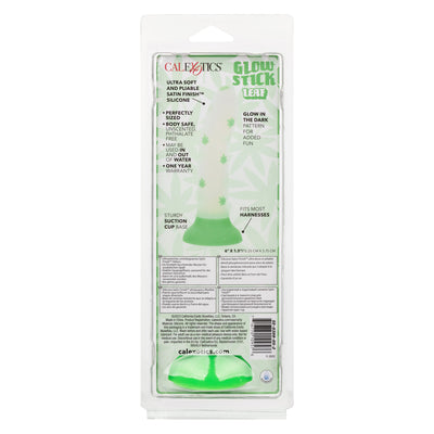 Glowstick Glow-in-the-Dark Pot Leaf Dildo