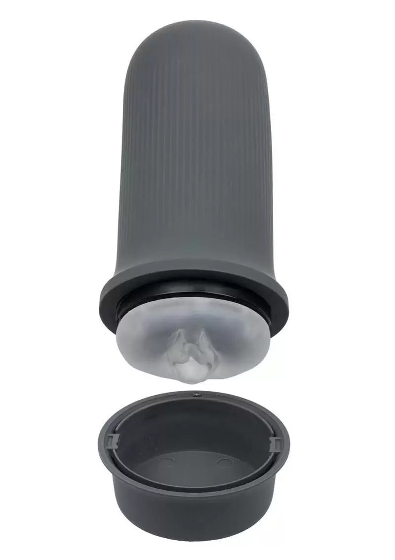 Grip-N-Stroke Pussy Silicone Masturbator By Milk Master