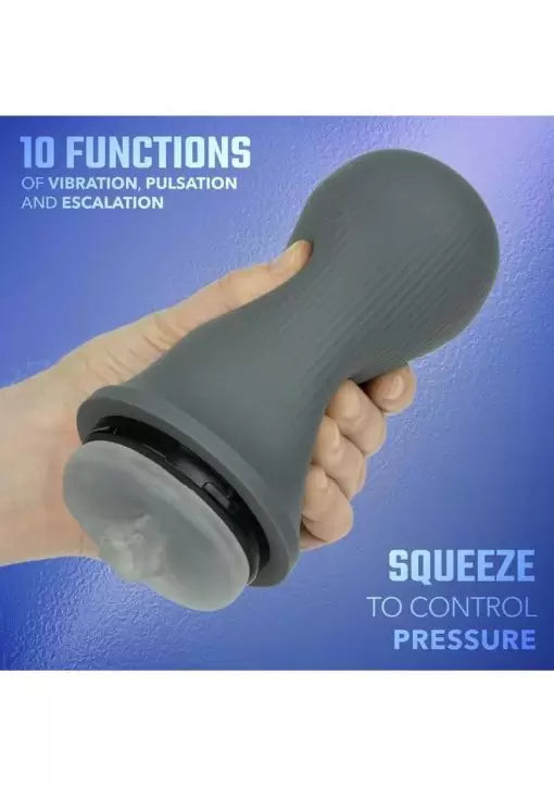 Grip-N-Stroke Pussy Silicone Masturbator By Milk Master