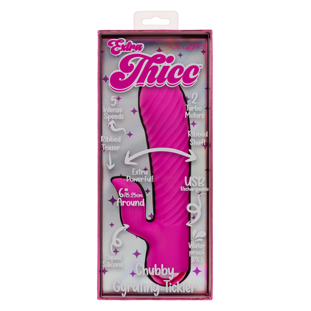 Thicc Chubby Gyrating Tickler in Pink