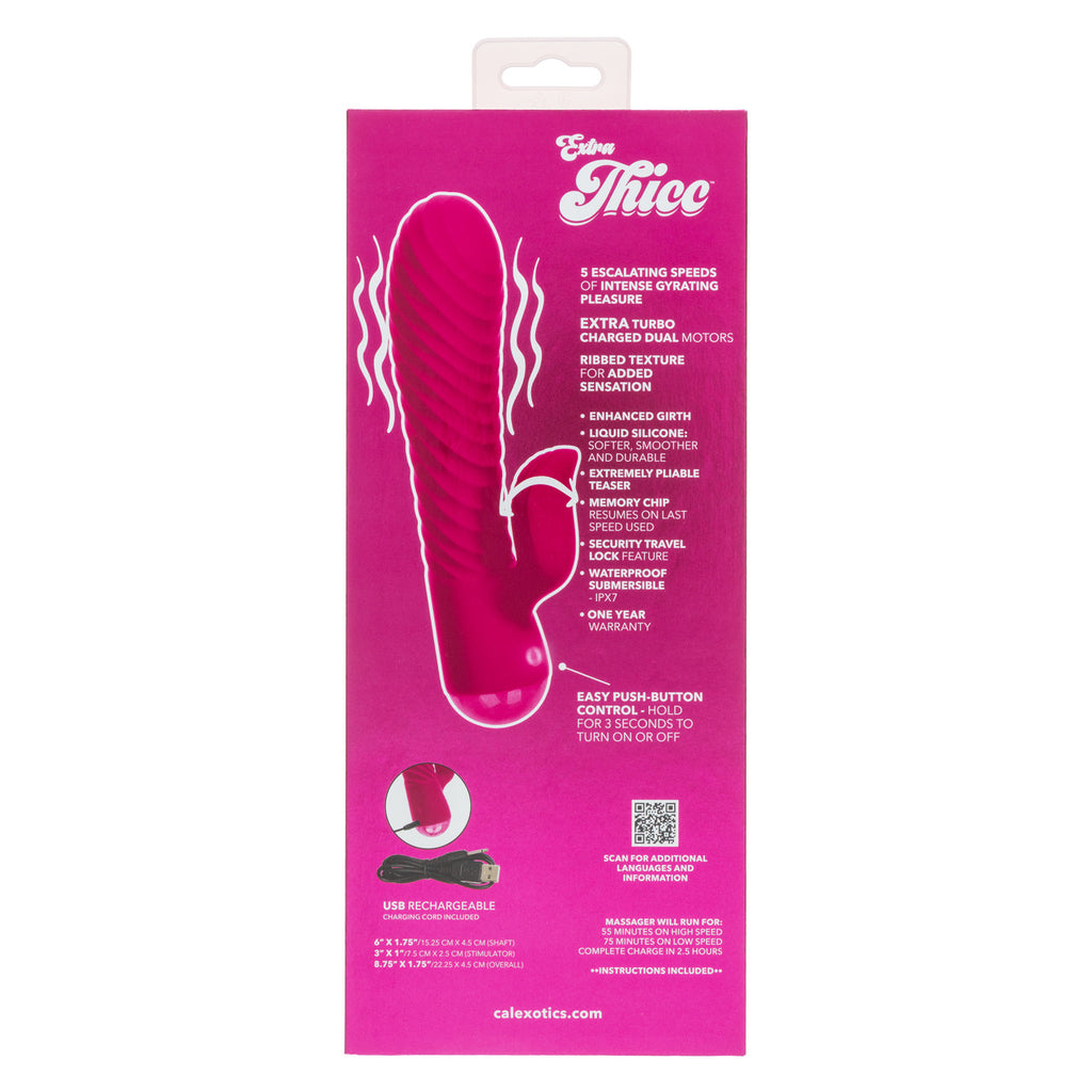 Thicc Chubby Gyrating Tickler in Pink