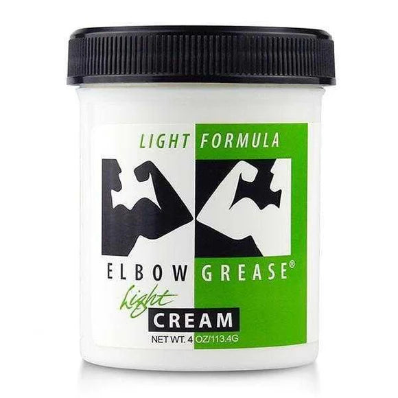 Elbow Grease Light Cream Oil-Based Lube - 4oz Jar