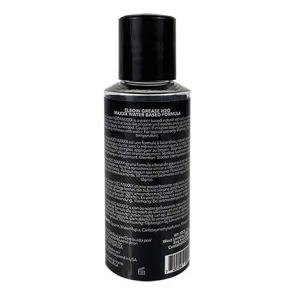 Elbow Grease H2O MAXXX Water-Based Lube 2.4oz