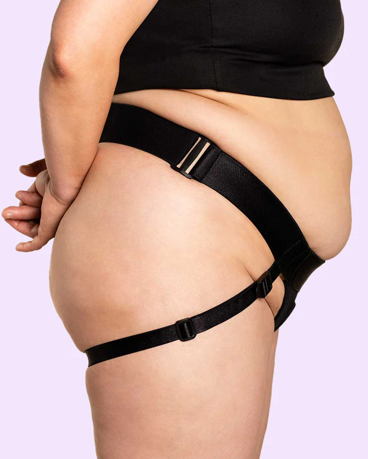 Wet For Her Jock Strap-On Harness, XS-2X
