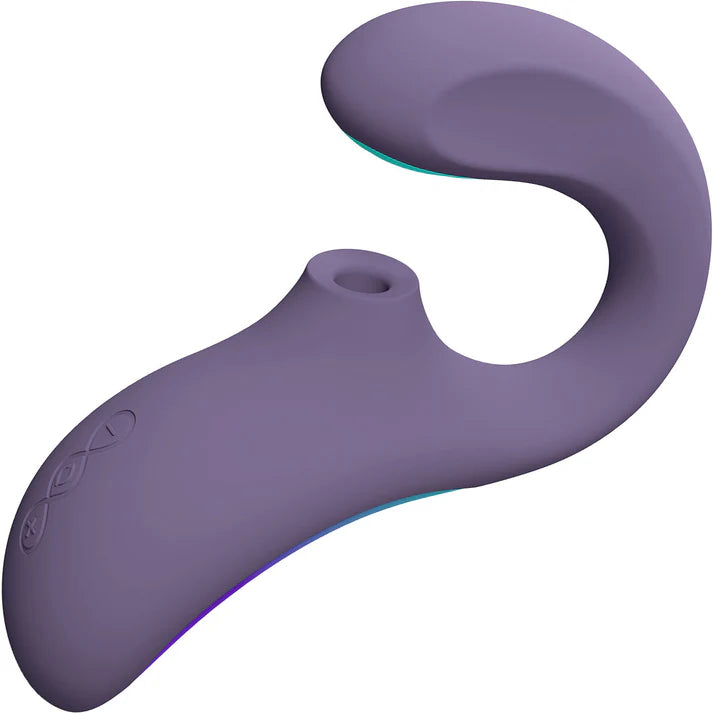 Lelo Enigma Double Sonic Double Stimulation Massage Vibrator in Purple Lelo Enigma Double Sonic Double Stimulation Massage Vibrator in Purple