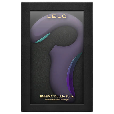 Lelo Enigma Double Sonic Double Stimulation Massage Vibrator in Purple