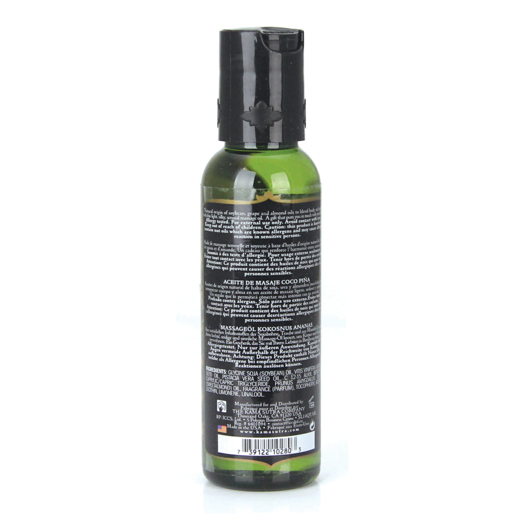 Kama Sutra Naturals Coconut Pineapple Massage Oil  - 2oz