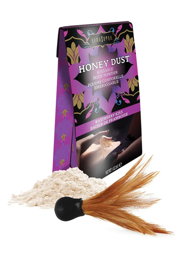 Kama Sutra Honey Dust Raspberry Kiss Body Powder 1oz