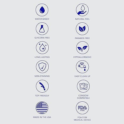 ID Free Hypoallergenic Water-Based Lube 8.5oz