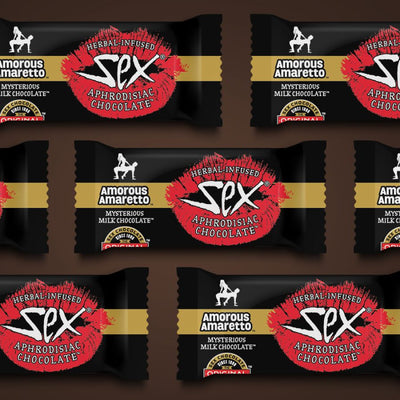 Amaretto Sex Chocolate Herbal Infused Aphrodisiac Treat - 1 Piece
